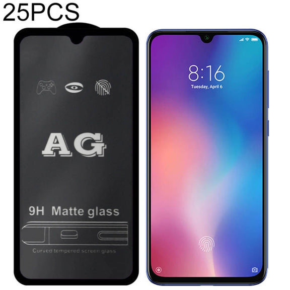 25 PCS AG Matte Frosted Full Cover Tempered Glass For Xiaomi Redmi Note 5 Pro