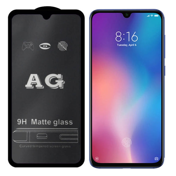 25 PCS AG Matte Frosted Full Cover Tempered Glass For Xiaomi Mi 9