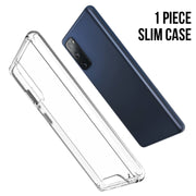 For Samsung Galaxy S20 FE Scratchproof TPU + Acrylic Space Protective Case(Transparent)