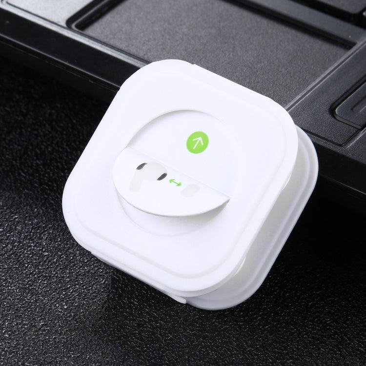 2 Pairs Soft Silicone Ear Caps with Net for AirPods Earphones, Size:L
