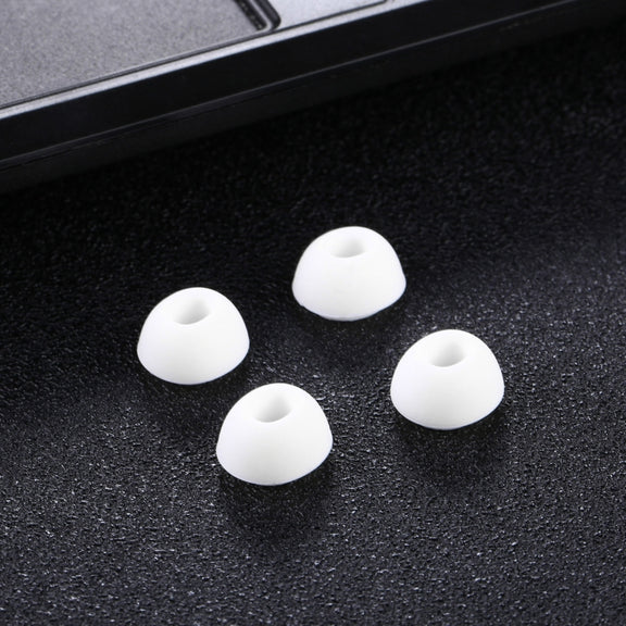 2 Pairs Soft Silicone Ear Caps with Net for AirPods Earphones, Size:L