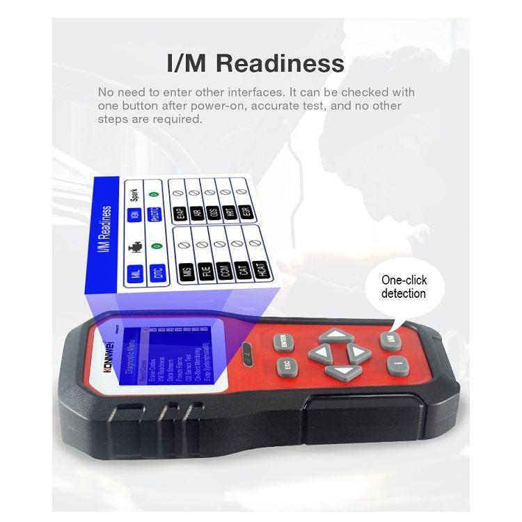 KONNWEI KW860 Car 2.8 inch TFT Color Screen Battery Tester Support 8 Languages / I Key Analysis Function