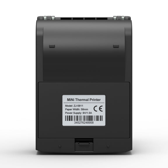 5811DD 58mm Bluetooth 4.0 Portable Thermal Bluetooth Receipt Printer, EU Plug