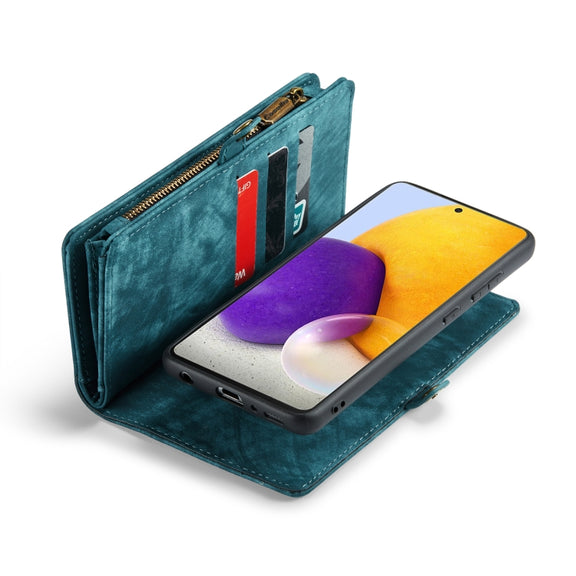 For SamsuFor Samsung Galaxy S21+ 5G CaseMe-008 Detachable Multifunctional Flip Leather Phone Case(Green)
