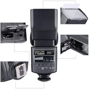 Godox TT520II 433MHZ Wireless 1/300s-1/2000s HSS Flash Speedlite Camera Top Fill Light for Canon / Nikon DSLR Cameras(Black)