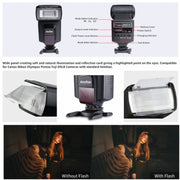 Godox TT520II 433MHZ Wireless 1/300s-1/2000s HSS Flash Speedlite Camera Top Fill Light for Canon / Nikon DSLR Cameras(Black)