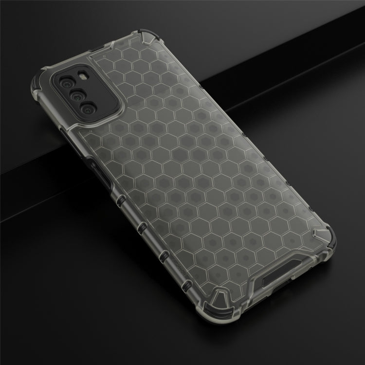 For Xiaomi Poco M3 Shockproof Honeycomb PC + TPU Case(Black)