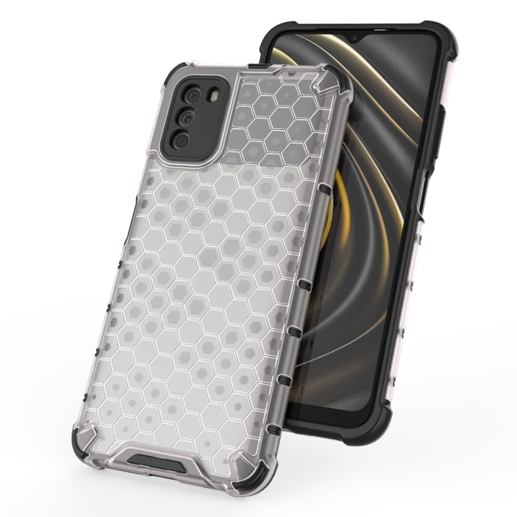 For Xiaomi Poco M3 Shockproof Honeycomb PC + TPU Case(Black)