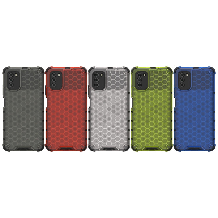 For Xiaomi Poco M3 Shockproof Honeycomb PC + TPU Case(Black)