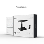 NILLKIN N6 Adjustable High Desk Laptop Monitor Stand Holder (Black)