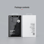 For iPhone 12 Pro Max NILLKIN Shockproof CamShield Armor Protective Case with Invisible Ring Holder(Blue)