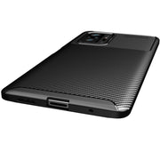 For Xiaomi Redmi Note 10 Pro / Note 10 Pro Max Carbon Fiber Texture Shockproof TPU Case(Black)