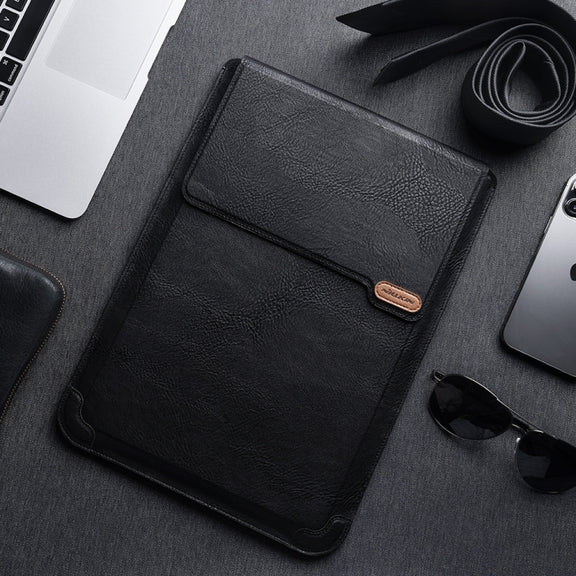 NILLKIN Water Wave Texture Versatile Laptop Sleeve For 14.0 inch and Below(Brown)