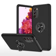 For Samsung Galaxy S20 FE PC + TPU Shockproof Magnetic Protective Case with Invisible Ring Holder(Black) - free shipping - PMC TechLife - Order now!