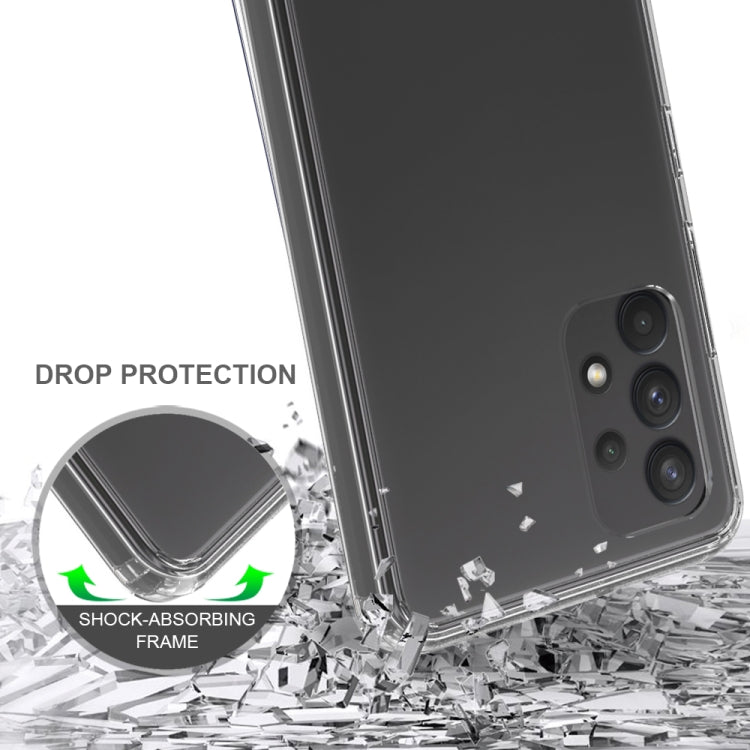 For Samsung Galaxy A32 4G Shockproof Scratchproof TPU + Acrylic Protective Case(Black)