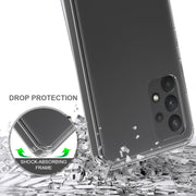 For Samsung Galaxy A32 4G Shockproof Scratchproof TPU + Acrylic Protective Case(Black)