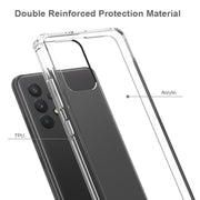 For Samsung Galaxy A32 4G Shockproof Scratchproof TPU + Acrylic Protective Case(Black)