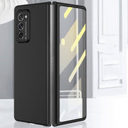 For Samsung Galaxy Z Fold2 5G GKK Ultra-thin Full Coverage Protective Case + Screen Protector(Black)