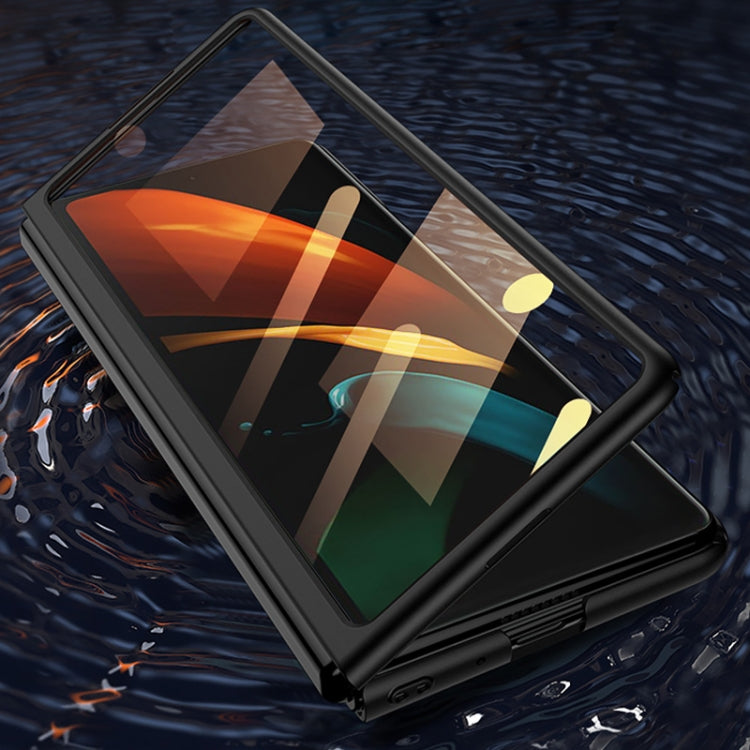 For Samsung Galaxy Z Fold2 5G GKK Ultra-thin Full Coverage Protective Case + Screen Protector(Black)