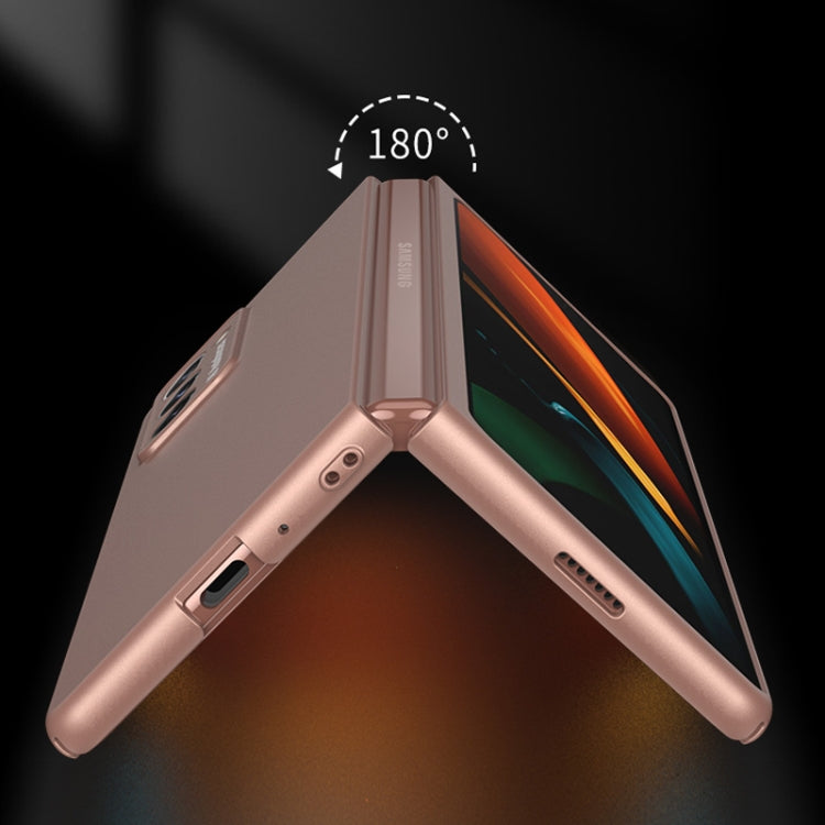 For Samsung Galaxy Z Fold2 5G GKK Ultra-thin Full Coverage Protective Case + Screen Protector(Black)