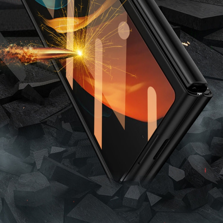 For Samsung Galaxy Z Fold2 5G GKK Ultra-thin Full Coverage Protective Case + Screen Protector(Black)