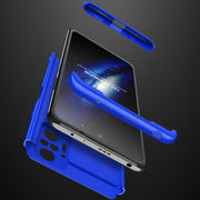 For Xiaomi Redmi Note 10 Pro / Note 10 Pro Max GKK Three Stage Splicing Full Coverage PC Protective Case(Blue)