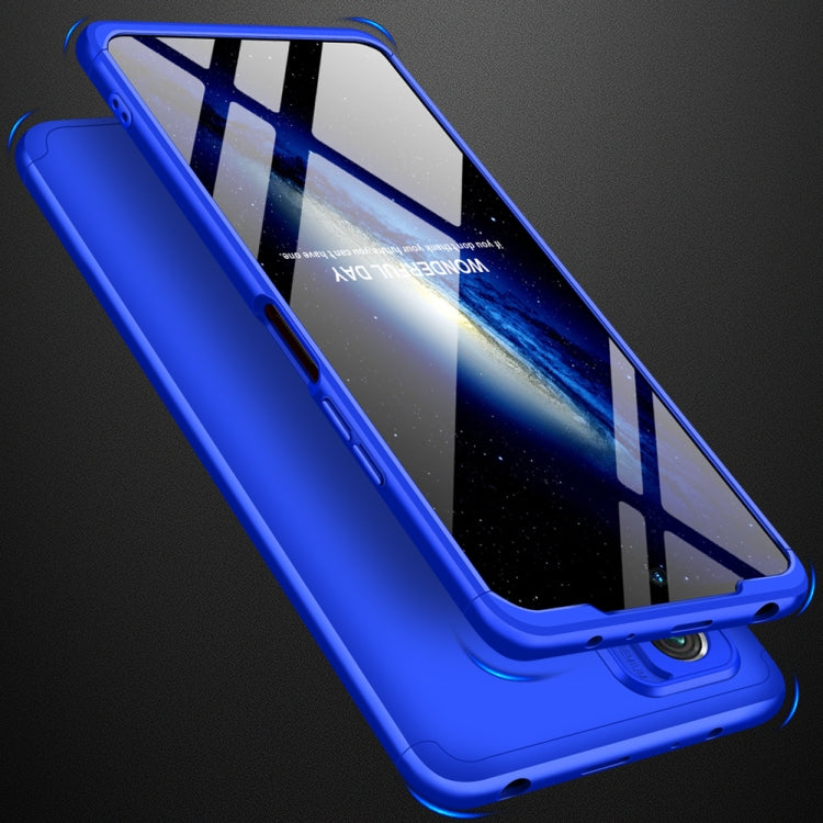 For Xiaomi Redmi Note 10 Pro / Note 10 Pro Max GKK Three Stage Splicing Full Coverage PC Protective Case(Blue)