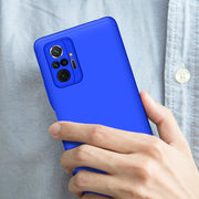 For Xiaomi Redmi Note 10 Pro / Note 10 Pro Max GKK Three Stage Splicing Full Coverage PC Protective Case(Blue)