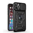 For iPhone 11 Sliding Camera Cover Design TPU+PC Protective Case (Black) - iPhone 11 Cases by PMC TechLife | Online Shopping South Africa | PMC TechLife
