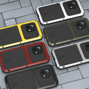 For Xiaomi Mi 11 LOVE MEI Metal Shockproof Water-resistant Dustproof Protective Case without Glass(Silver)