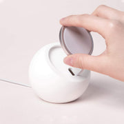 Silicone Pellet Magsafe Magnetic Charger Holder for iPhone 12 Series(White)