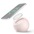 Silicone Pellet Magsafe Magnetic Charger Holder for iPhone 12 Series(Pink) - Desktop Holder by PMC TechLife | Online Shopping South Africa | PMC TechLife