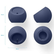 Silicone Pellet Magsafe Magnetic Charger Holder for iPhone 12 Series(Blue)