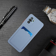 For Xiaomi Redmi Note 10 Pro Card Slot Design Shockproof TPU Protective Case(Gray)