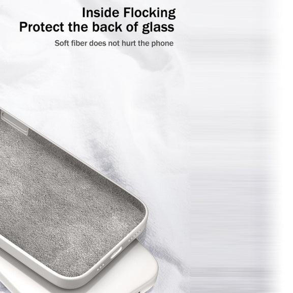 For Samsung Galaxy M51 Solid Color Imitation Liquid Silicone Straight Edge Dropproof Full Coverage Protective Case(Black)