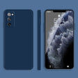 For Samsung Galaxy S20 FE Solid Color Imitation Liquid Silicone Straight Edge Dropproof Full Coverage Protective Case(Blue) - free shipping - PMC TechLife - Order now!