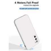 For Samsung Galaxy S20 FE Solid Color Imitation Liquid Silicone Straight Edge Dropproof Full Coverage Protective Case(Grey)