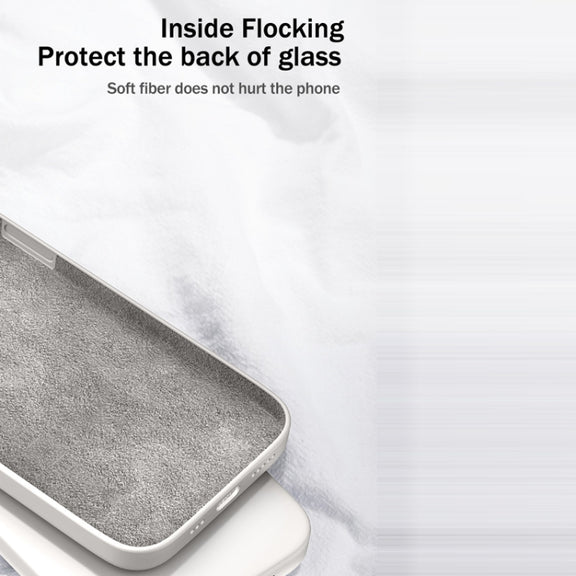 For Samsung Galaxy S20 FE Solid Color Imitation Liquid Silicone Straight Edge Dropproof Full Coverage Protective Case(Grey)