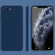 For Honor 10 Solid Color Imitation Liquid Silicone Straight Edge Dropproof Full Coverage Protective Case(Blue) - Honor Cases by PMC TechLife | Online Shopping South Africa | PMC TechLife | Buy Now Pay Later Mobicred