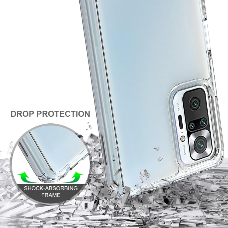 For Xiaomi Redmi Note 10 Pro Shockproof Scratchproof TPU + Acrylic Protective Case(Transparent)
