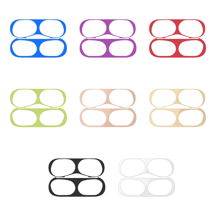 For Apple AirPods Pro Wireless Earphone Protective Case Metal Protective Sticker(Blue)