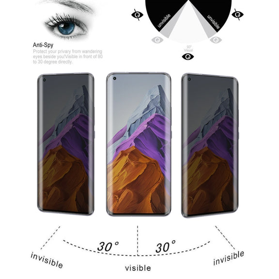 For Xiaomi Mi 11 25 PCS 0.3mm 9H Surface Hardness 3D Curved Surface Privacy Glass Film