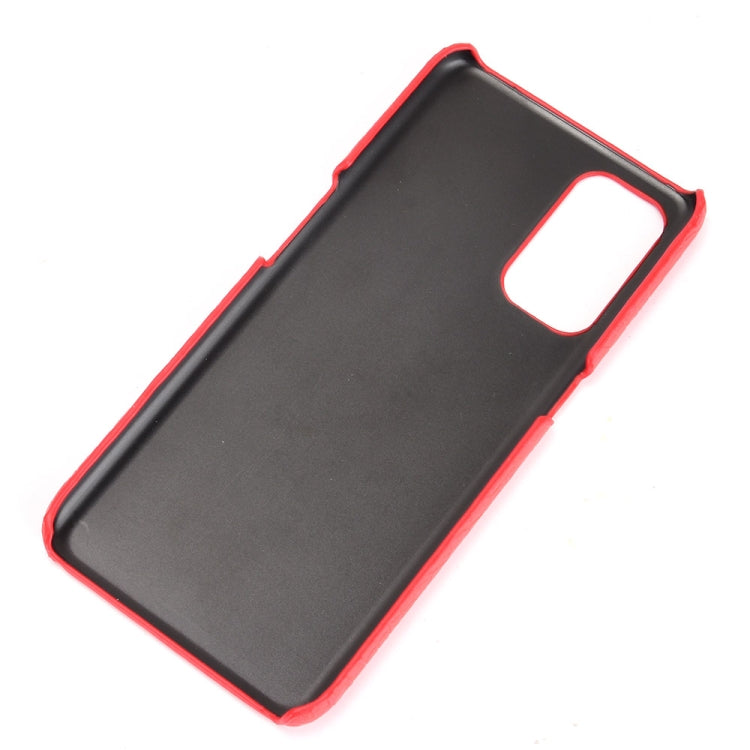 For OPPO Reno5 5G / Find X3 Lite Shockproof Crocodile Texture PC + PU Case(Blue)