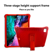 All-inclusive Silicone Shockproof Case with Holder For iPad Pro 12.9 2021 / 2020(Blue)