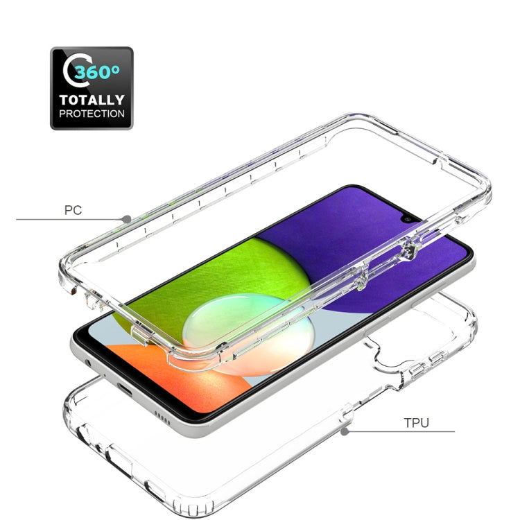 For Samsung Galaxy A22 4G Shockproof Highly Transparent PC+TPU Protective Case