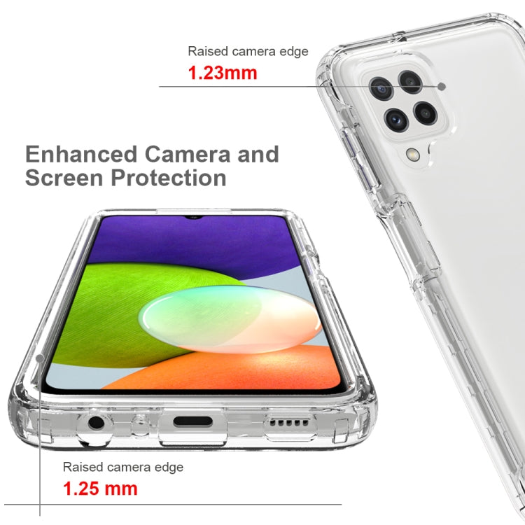 For Samsung Galaxy A22 4G Shockproof Highly Transparent PC+TPU Protective Case