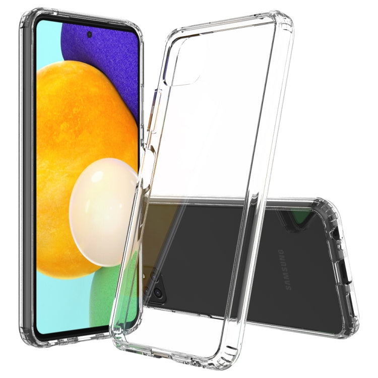 For Samsung Galaxy A22 5G Shockproof Scratchproof TPU + Acrylic Protective Case(Transparent)