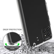 For Samsung Galaxy A22 5G Shockproof Scratchproof TPU + Acrylic Protective Case(Transparent)