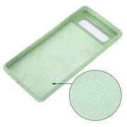 For Google Pixel 6 Pure Color Liquid Silicone Shockproof Full Coverage Case(Green)