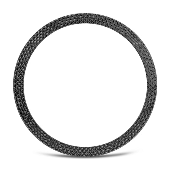 For Samsung Galaxy Watch 3 41mm Smart Watch Rhombus Texture Bezel Ring(Black) - Watch Cases by ENKAY